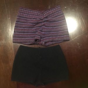 2 pair warm up ballet shorts Harmonie brand